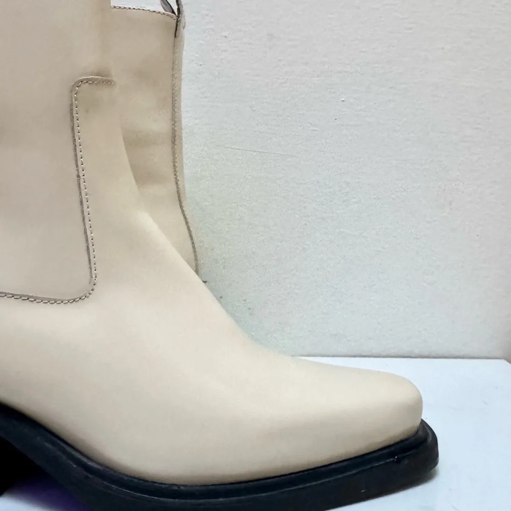 STINE GOYA Leather Gurly 1472 Square Boot